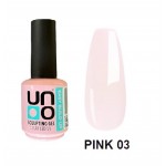 Sculpting Gel Easy Build Up Uno Pink 02, gel modelant roz laptos, 15 ml Sculpting Gel Easy Build Up Uno Pink 02, gel modelant roz laptos, 15 ml